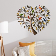 Metal Wall Art Ornament Tree