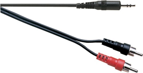 5mm male phono - 3.5mm, to