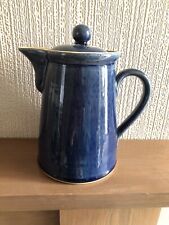 Vintage Denby Cobalt Blue Coffee Jug