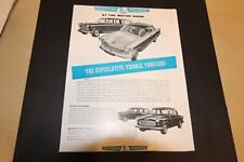 Original 1960 magazine advert: STANDARD VIGNALE VANGUARD  frame-ready wall-art 