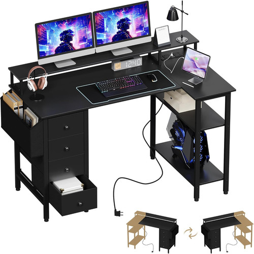 Corner desk with - corner,