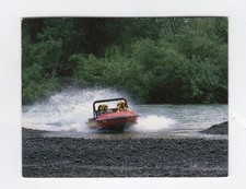 Sanitarium NZ Card. #02 William Hamilton And Jet Boat in 1950s