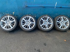 JAGUAR X TYPE 2007-2010 SPORT ALLOY WHEELS SET OF 4 18" 15 SPOKE 9X43 1007 BB