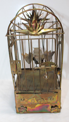 Vintage automated bird cage - vintage,