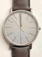 Skagen SIGNATUR SKW6373 All Stainless Steel Mens, Ladies Watch, Used, New Batt.