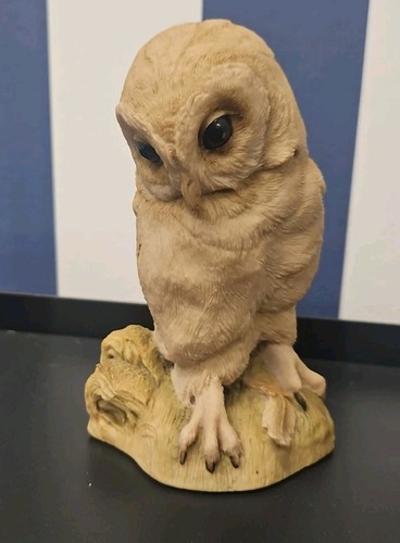 Vintage barn owl figurine - owl, by
