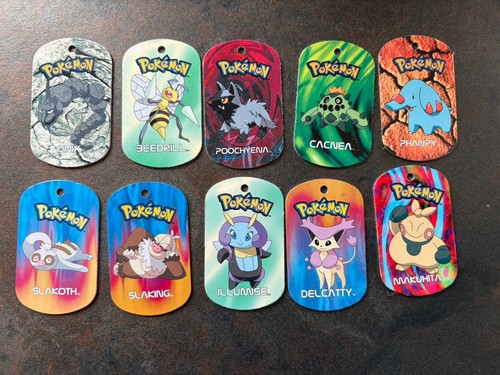 Pokemon metal tags tag - 10,