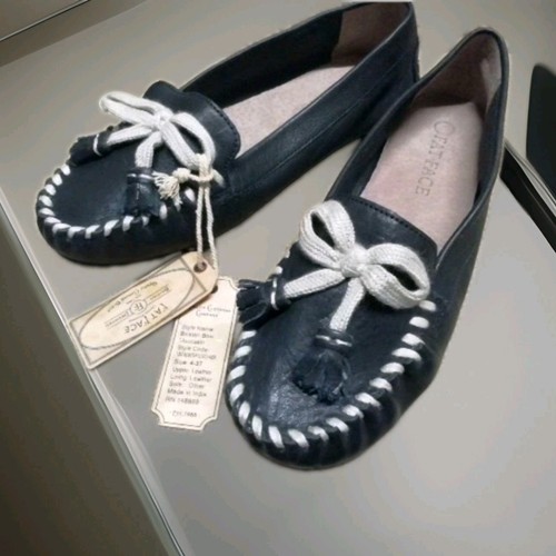 Size moccasins navy - moccasins, blue