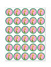 30 Pre-Cut Edible Tinkerbell