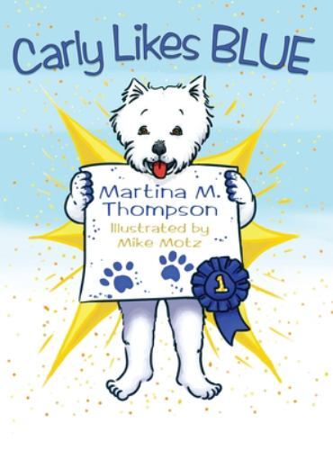 Carly likes blue thompson - blue, by
