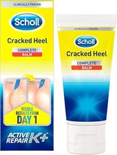 Scholl Cracked Heel Balm Repair K+ Active 60ml for Cracked Heels and Dry Skin