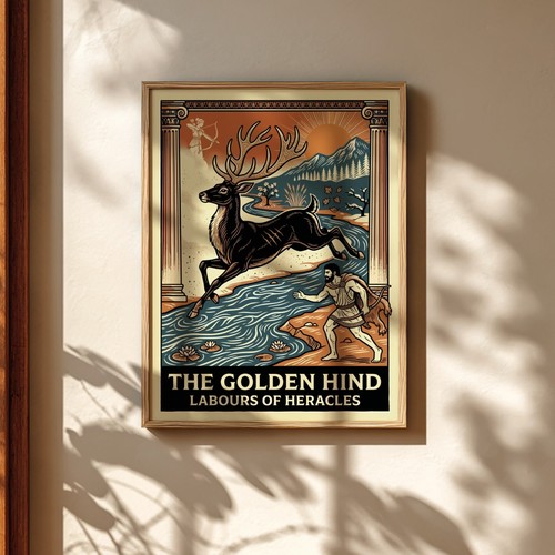 The golden hind poster - the,