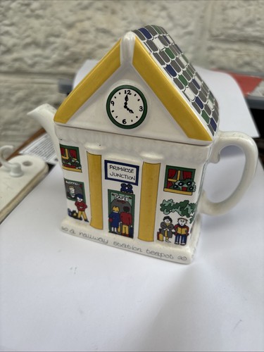 Wade railway station teapot - railway,