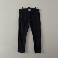 DOUGLAS HAYWARD CHINOS - W34 L31 - NAVY BLUE - TROUSERS MAYFAIR LONDON