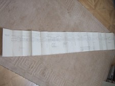 Original. ROYAL TRAIN LAYOUT PLAN. West Country Visit. 1956. Stamped 'Wolverton'