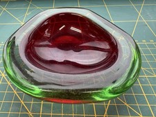 SOMMERSO MURANO RED & GREEN