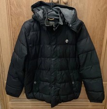 Timberland black coat men's size medium.