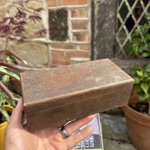 Vintage wooden storage - storage, box