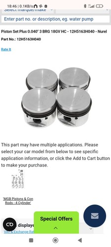 One set four mgb 40 - set,