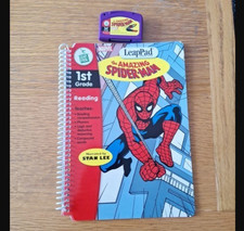 LEAP FROG ~ LEAP PAD ~ INTERACTIVE LEARNING SYSTEM ~ THE AMAZING SPIDER-MAN