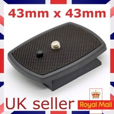 43mm Tripod Quick Release Plate Screw Adapter Mounts Head For DSLR Camera Velbon