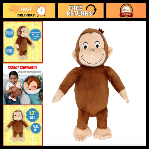 Curious george monkey plush - curious,