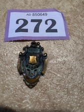 very old brass fob medal