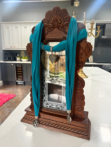 Women teal necklace scarf - necklace,