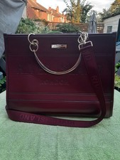 Large River Island Red Tote Work School Uni Travel Bag BNWOT!