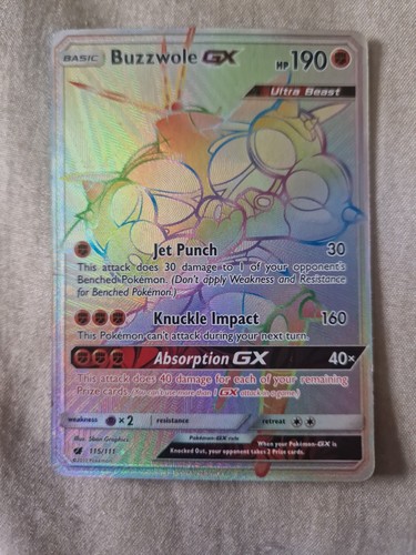 Pokemon tcg buzzwole - tcg, gx