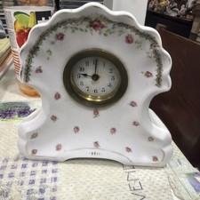 Porcelain Mantel Clock - Fine