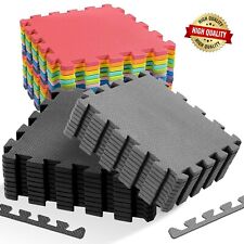 EVA Interlockin  Foam Floor Mat Soft Tiles Gym Non-Slip Thick Exercise Kids Edge