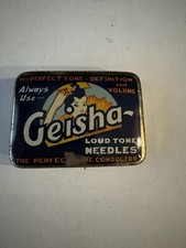 Geisha Gramophone Needles Tin Loud - 1930’s