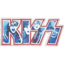 Kiss Infill Cut Out Logo Woven