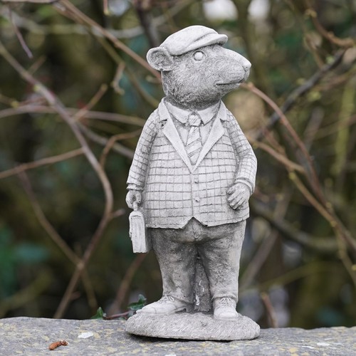 Mouse stone statue wind - |,