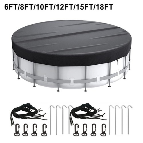 Round solar pool cover - pool,