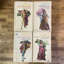 Vintage 60s Poldark Books | Ross Poldark | Demelza | Warleggan & Jeremy Poldark
