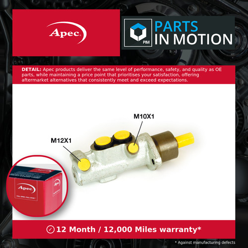 Brake master cylinder - cylinder, fits