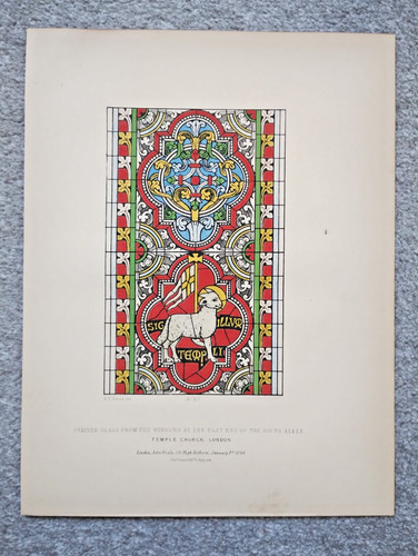 Stained glass window temple - window,