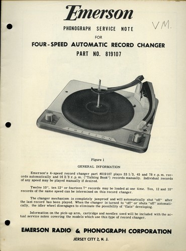 Emerson three speed - three,