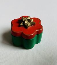 Avon Vintage Advent Calendar Christmas Tree Gold Plate Red Green Gift Replacemen