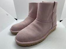 RRP £140 Brand New UGG Classic Mini Lightweight Suede Light Pink Boots 7.5/40
