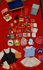 Large Our Generation Rainbow Acadamy School Bundle Inc Uniform, Accessories Etc