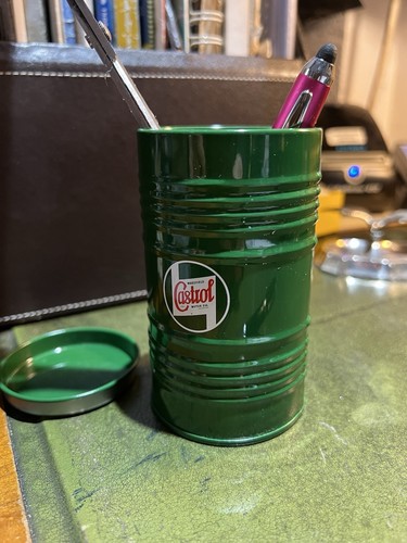 Castrol oil drum classic - castrol, green