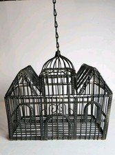 Vintage Metal Wire Bird Cage