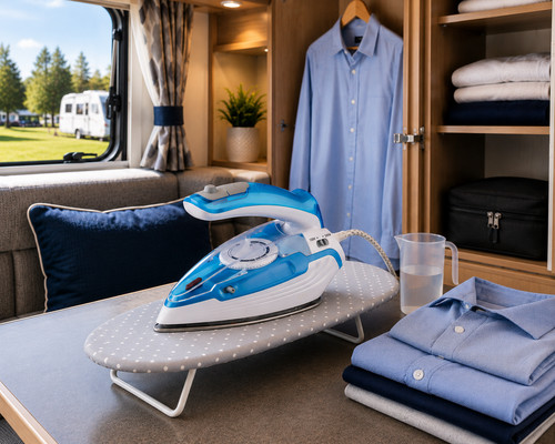 Compact folding travel iron - compact,