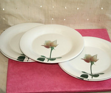 FIVE PORTMEIRION, FLO, BLOOMING ROSE, DINNER PLATES, ELLA DORAN