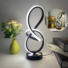Spiral LED Table Lamp,3 Color