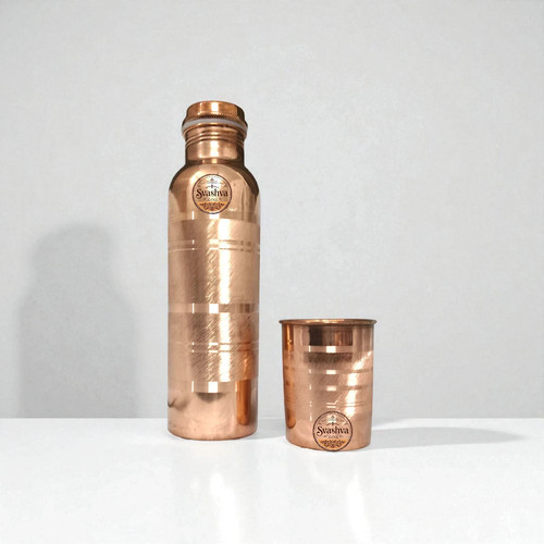 Pure copper water bottle - pure,