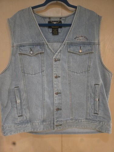 Harley davidson denim vest - harley,